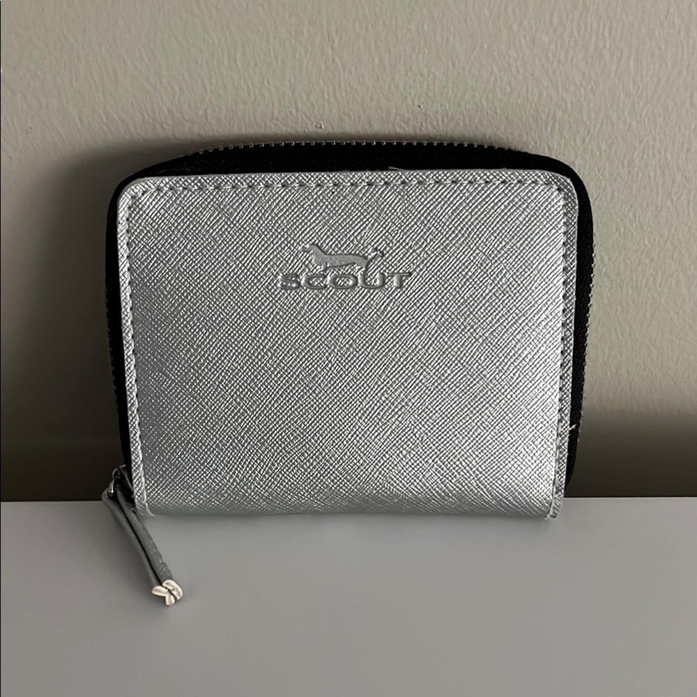 Scout Silver and Pink Wallet